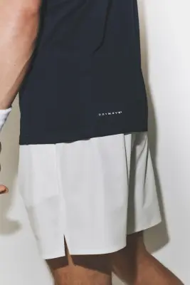 T-shirt de tennis Regular Fit DryMove™ - Bleu marine — photo 4
