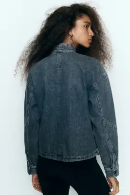 Veste en denim - Bleu denim — photo 3