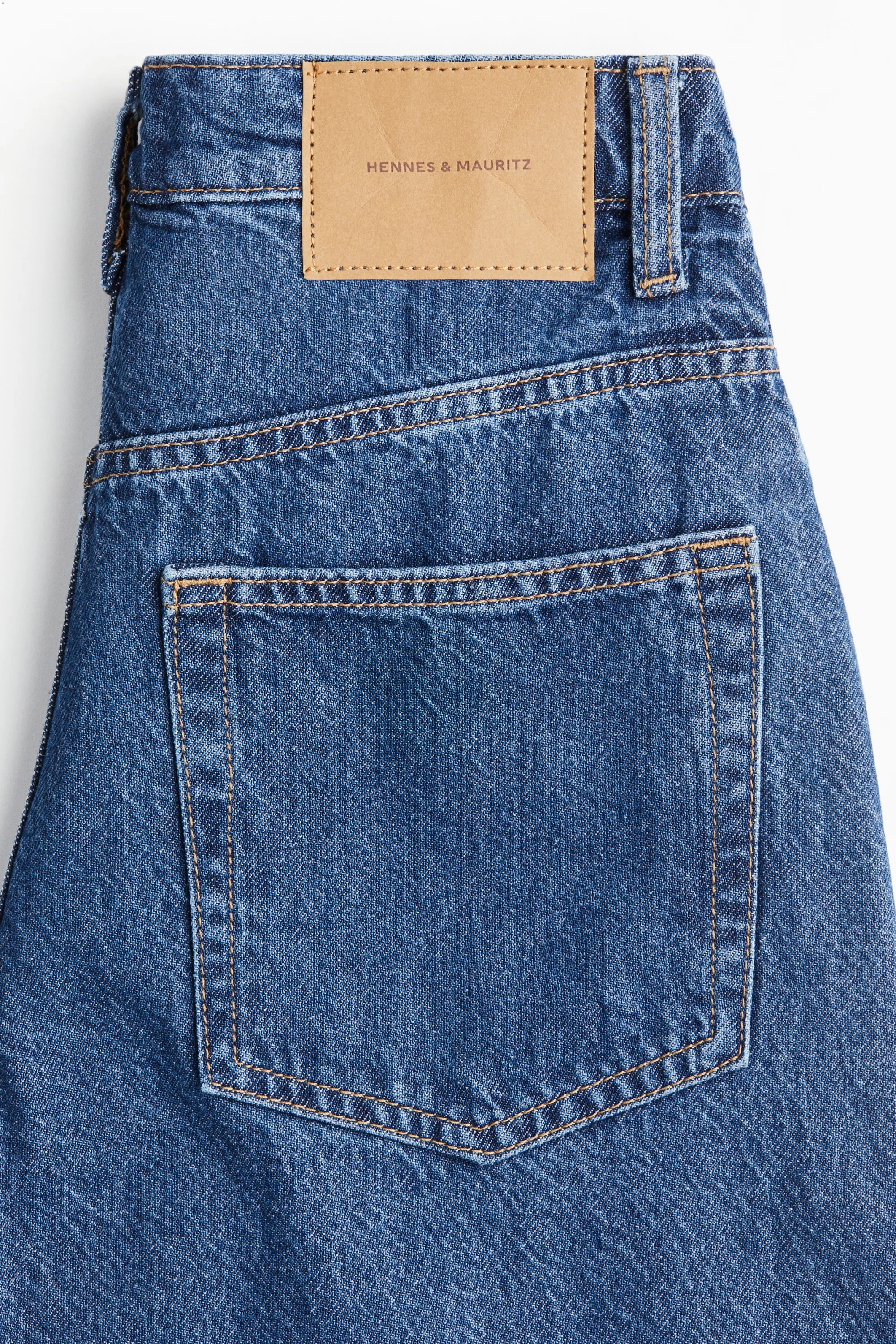 Baggy High Jeans - Bleu denim