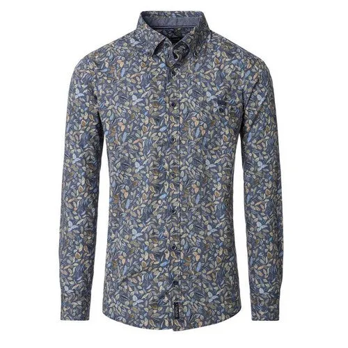 CASA MODA CHEMISE imprimée Bleu