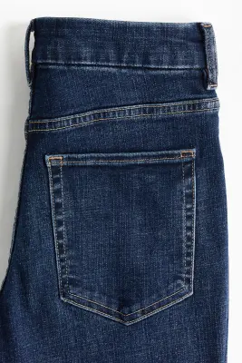 Skinny High Jeans - Bleu denim foncé — photo 4
