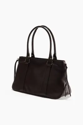 Sac porté épaule - Marron foncé — photo 2
