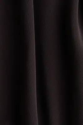 Robe en jersey à effet drapé - Marron foncé — photo 5