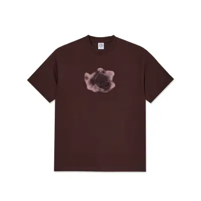 T-shirt Polar Metal logo tee – Washed Bordeaux — photo 1