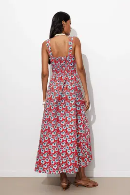 Robe longue imprimée Femme — photo 4