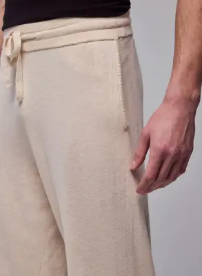 Pantalon Beige en Coton organique / Elasthanne — photo 4