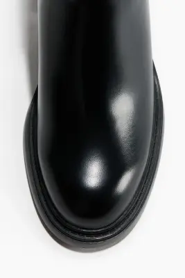 Bottines Chelsea à talon - Noir — photo 1