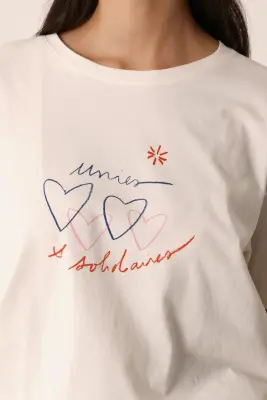 Tee-shirt Marina Ecru — photo 2