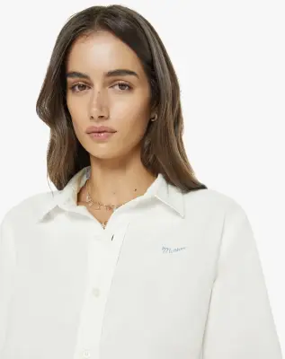 Nouveau ! MOTHER Chemise The Bestie White — photo 4