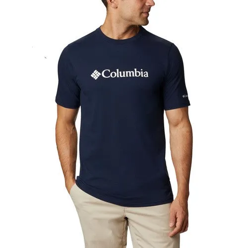 COLUMBIA BASIC LOGO TEE SHIRT Marine