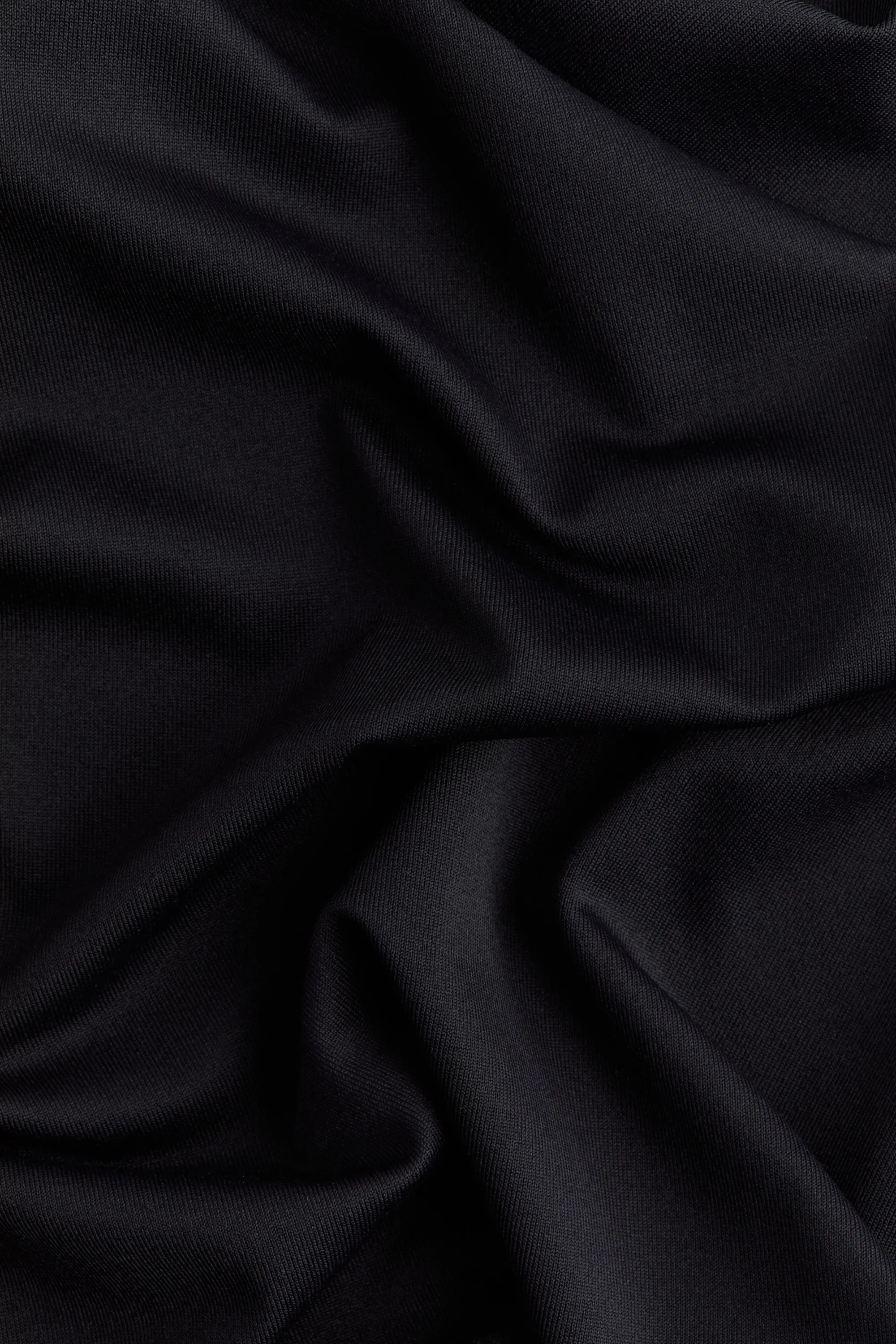 Robe T-shirt en microfibre - Noir