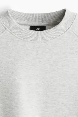 Sweat Oversized Fit - Gris chiné — photo 4
