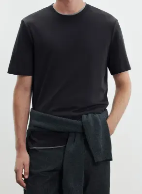 T-shirt en coton supima — photo 3