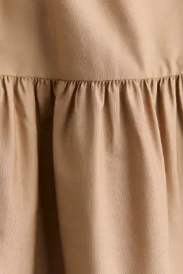 Jupe maxi à étages - Beige foncé — photo 4