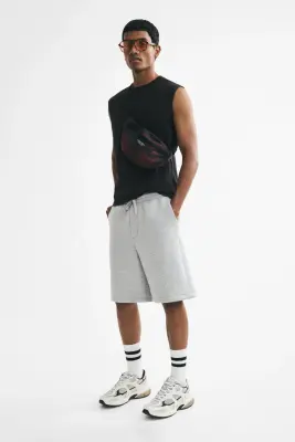 Débardeur Regular Fit en coton - Noir — photo 3