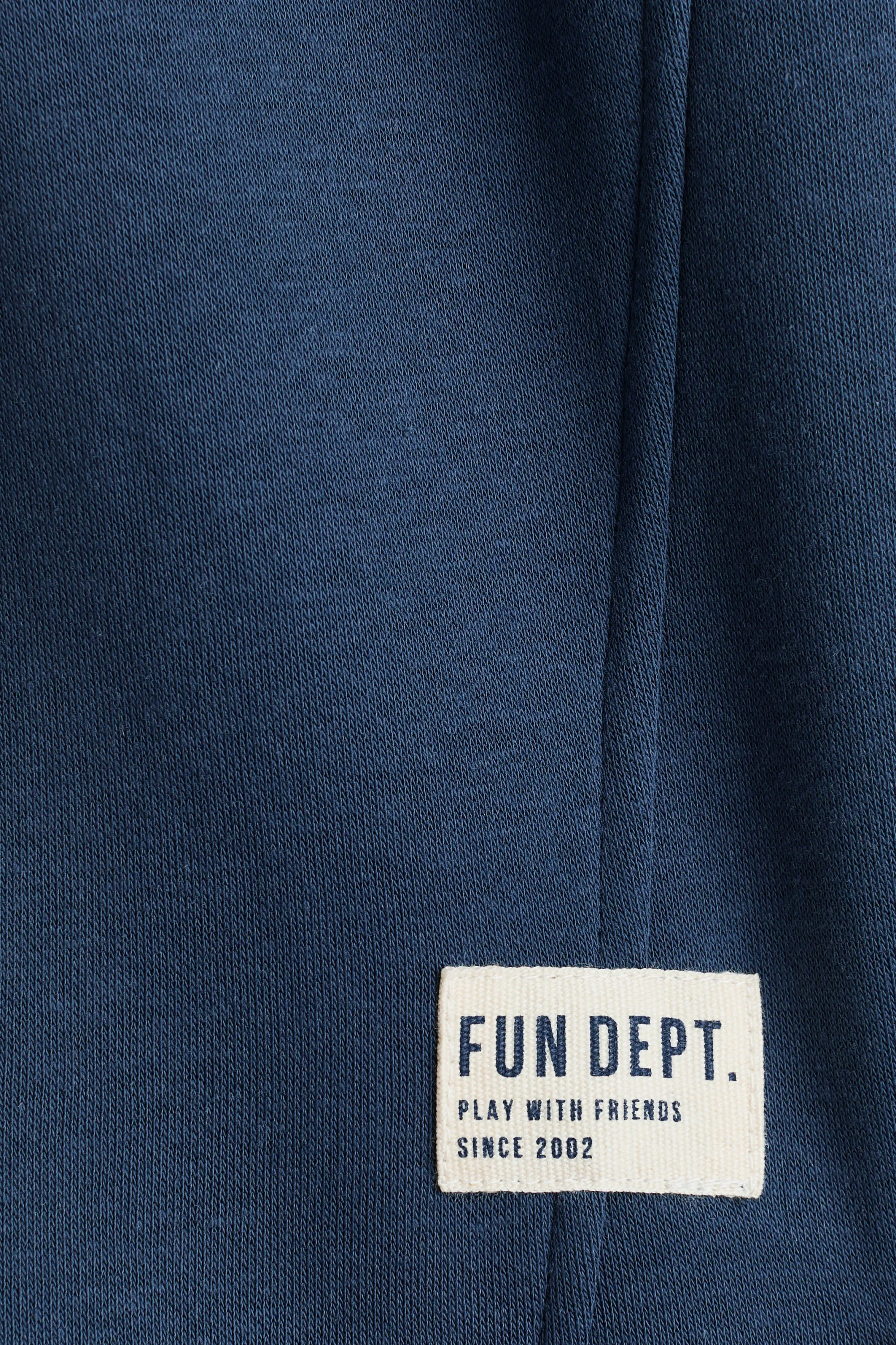 Pantalon jogger avec jambes barrel - Bleu foncé