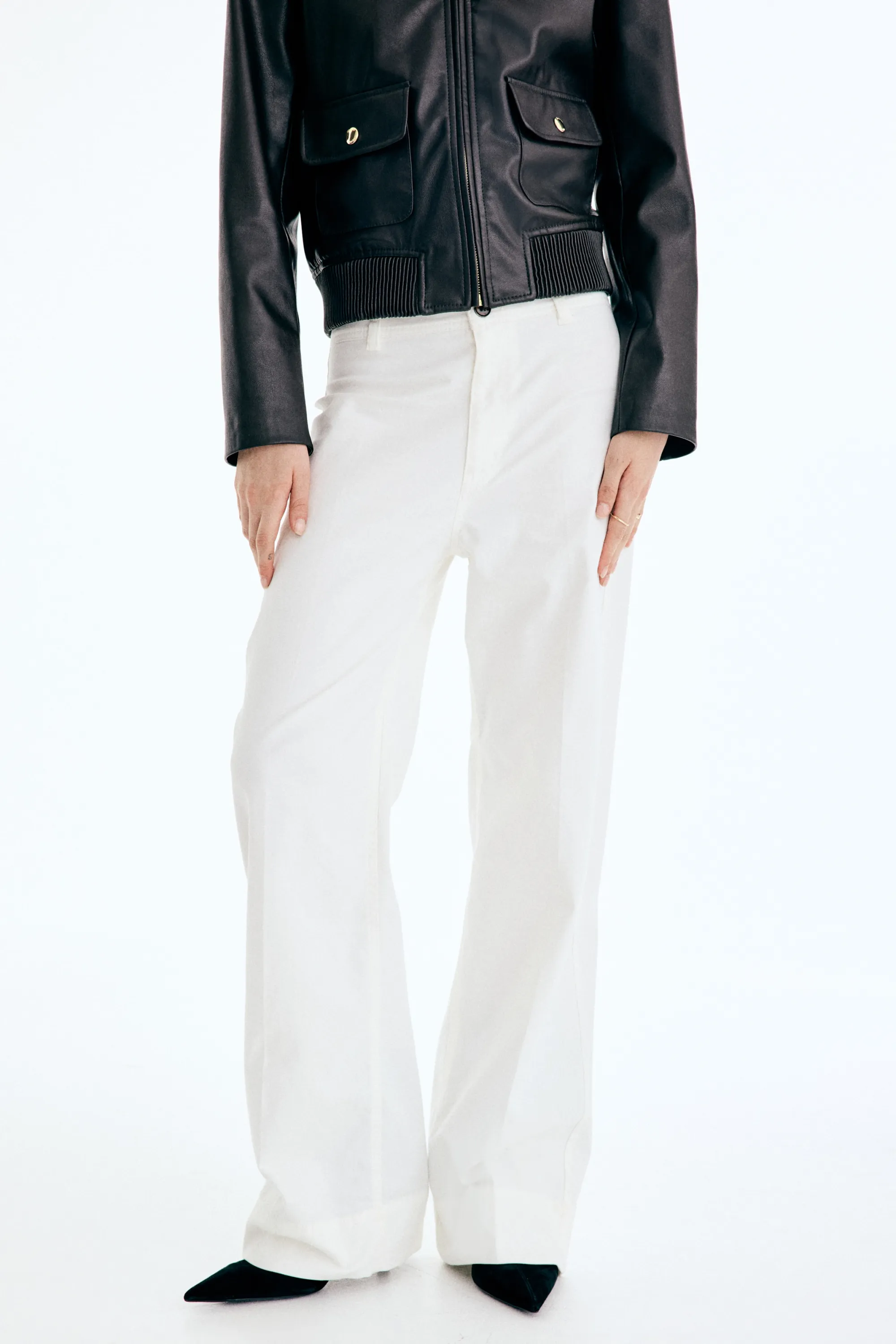 Pantalon en toile - Blanc