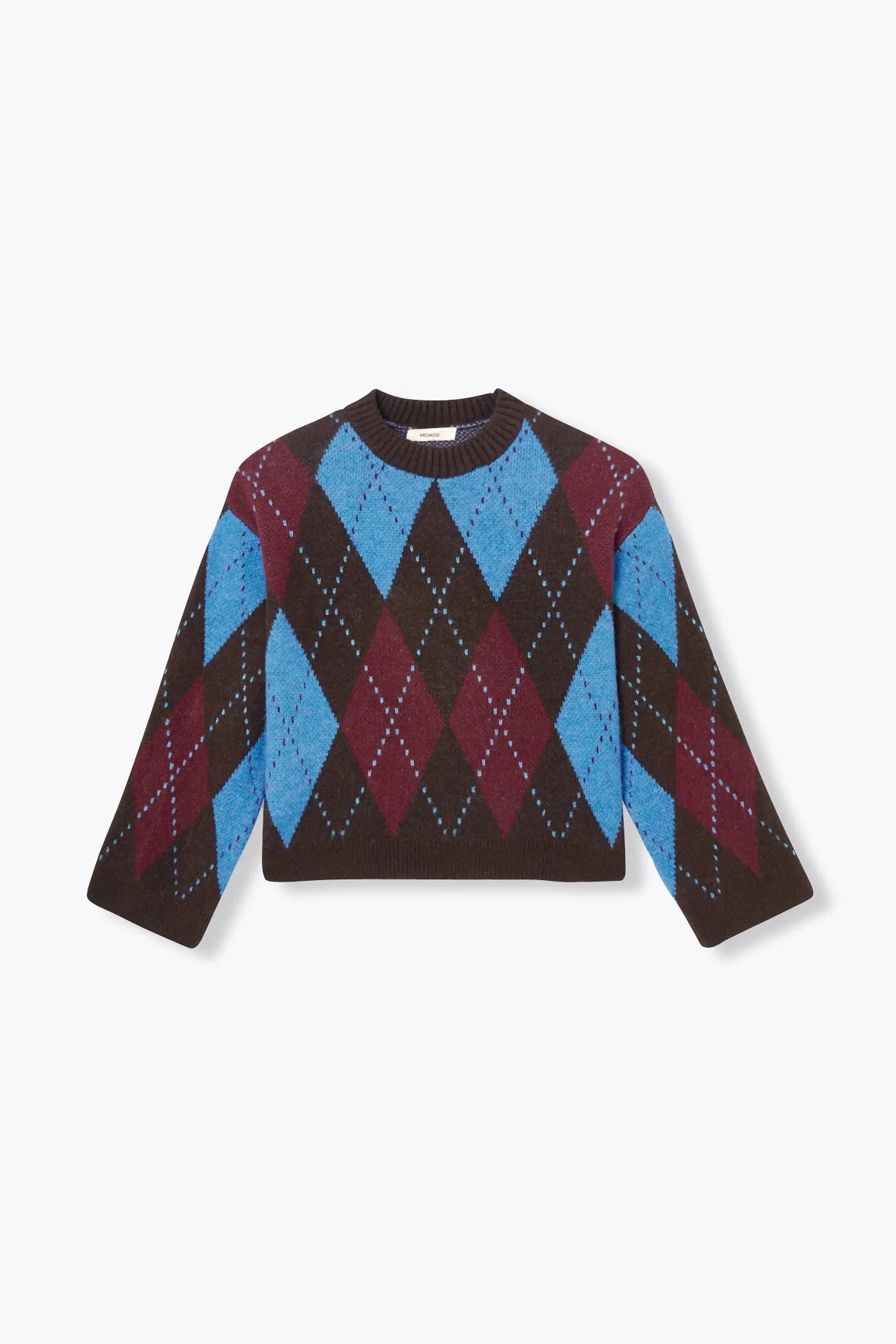 Pull à carreaux argyll Femme