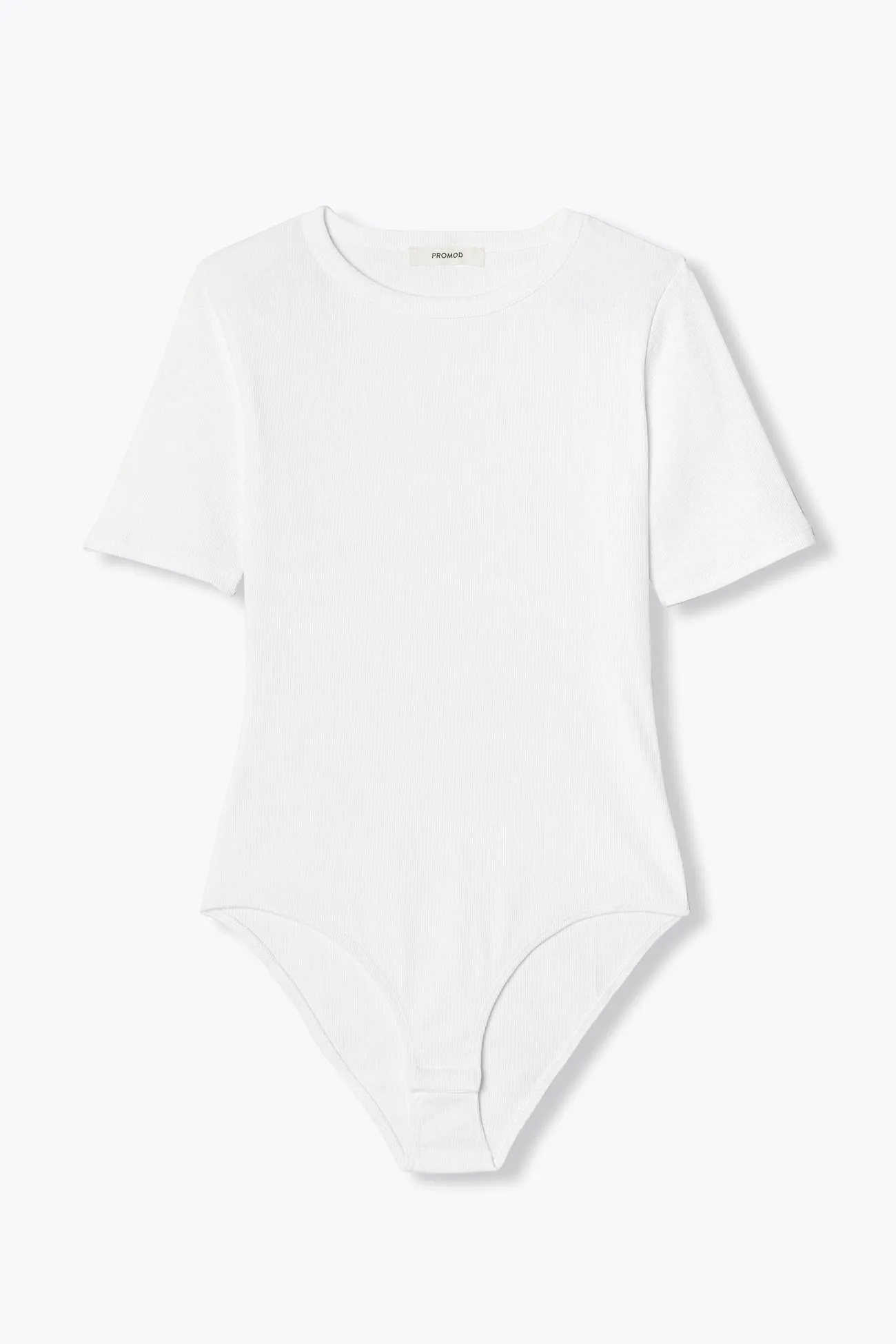 Body uni jersey côtelé Femme