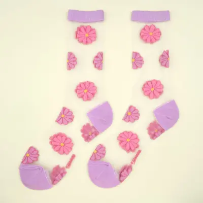 Chaussettes transparentes Cosmos Coucou Suzette — photo 4