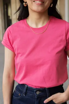 Tee-shirt Norah - fuchsia — photo 2