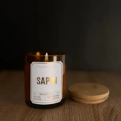 Bougie végétale parfumée Sapin — photo 2