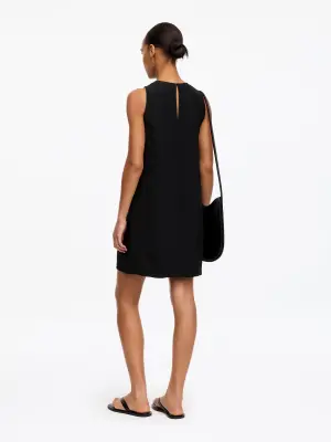 Mini-robe droite - Noir — photo 2