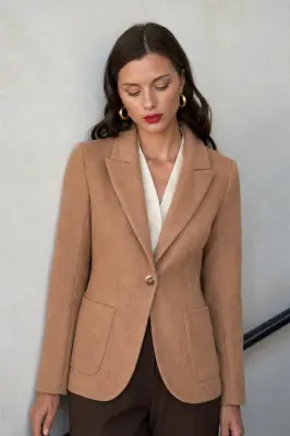 Rhode Short Coat - Beige — photo 4