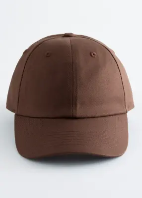 Casquette en coton et lin - Marron Clair — photo 2