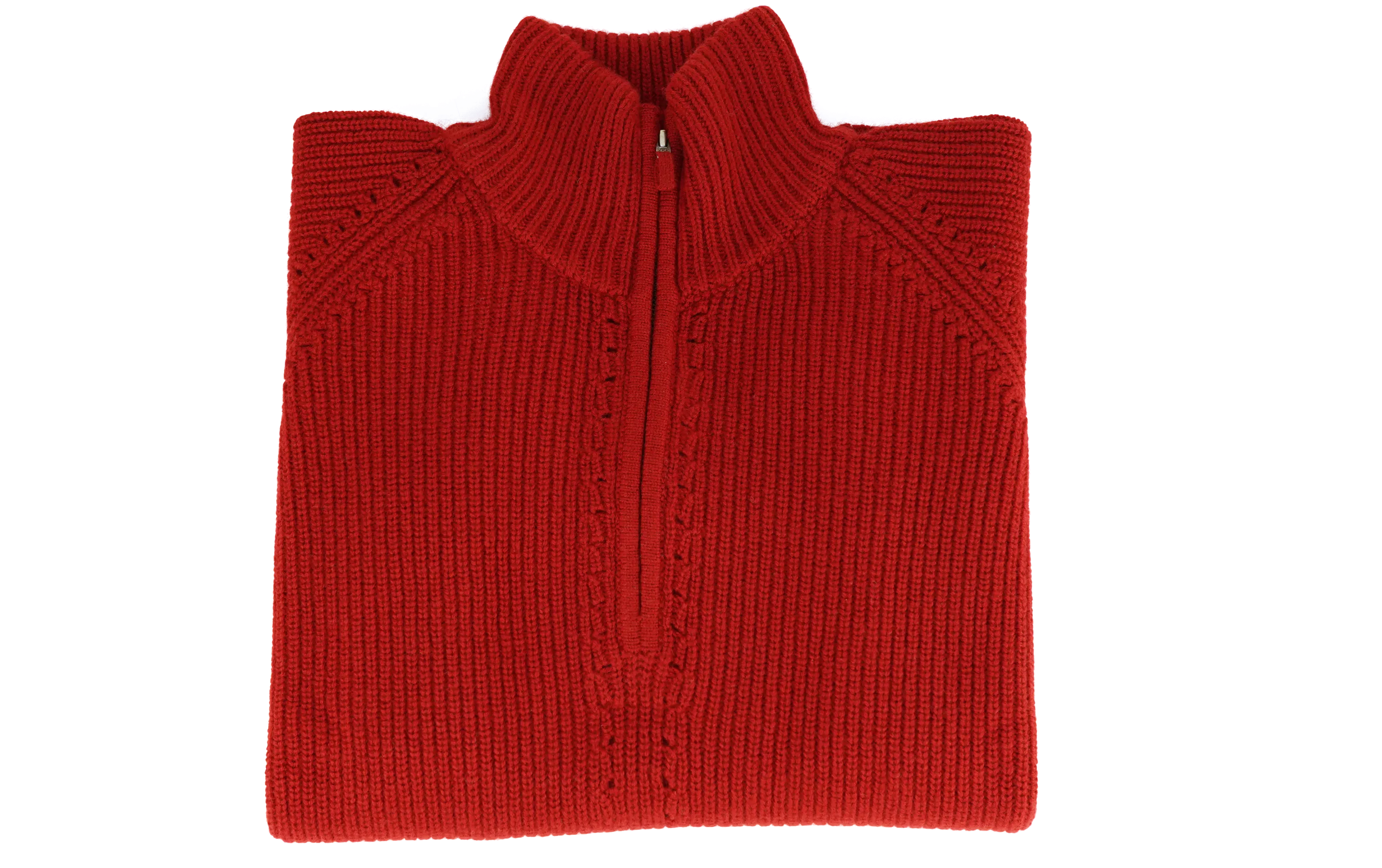 Pull col camionneur - coquelicot