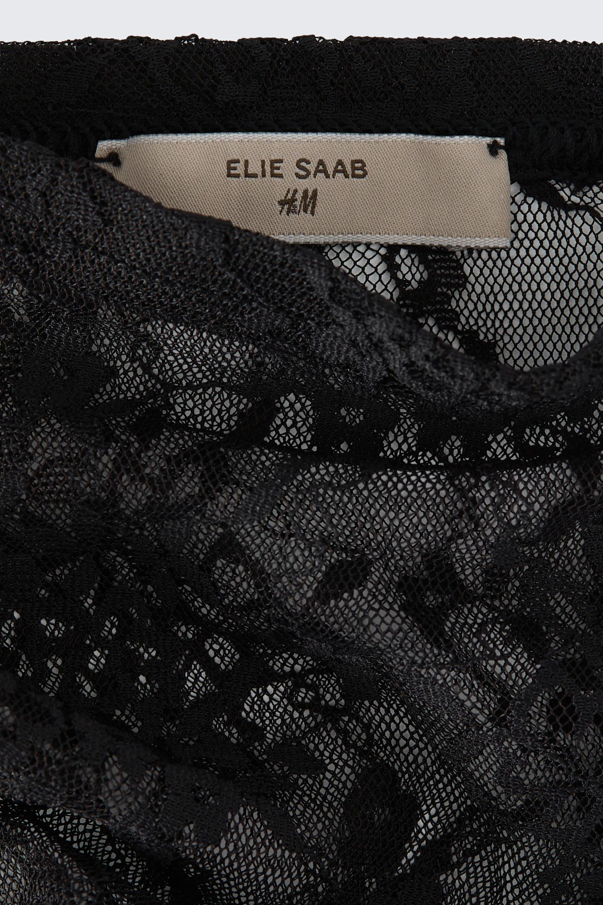 Gants ornementés en dentelle - Noir