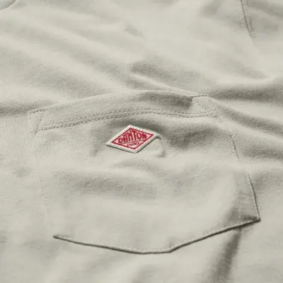 Le Tshirt Danton à poche poitrine - Greige — photo 3