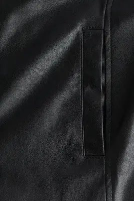 Veste en tissu enduit - Noir — photo 5
