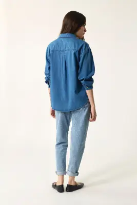 Chemise Loubert Middle Blue — photo 4