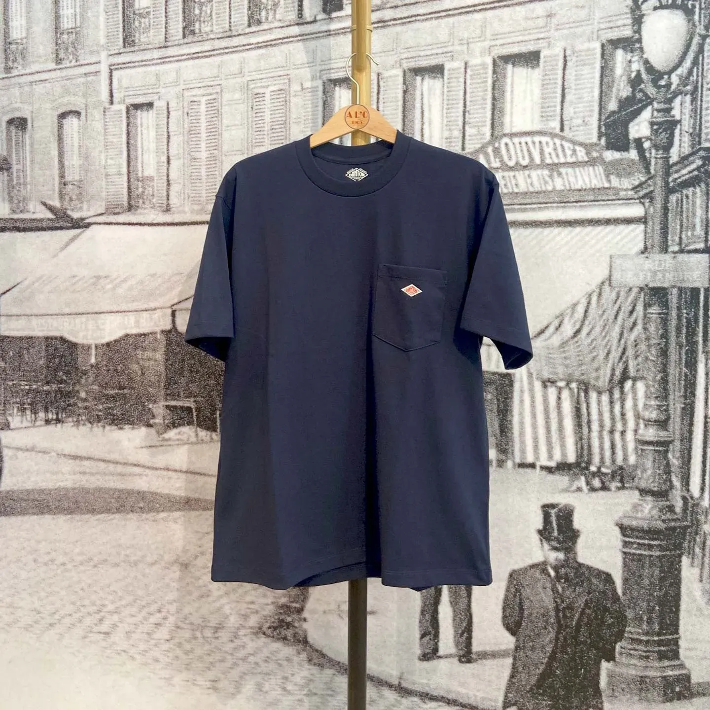 Le Tshirt Danton à poche poitrine - Navy