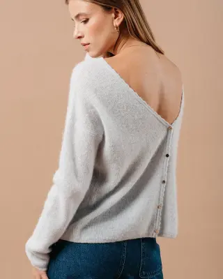 Cardigan Madisson bleu ciel – Grace & Mila — photo 1