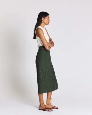 Jupe Ottilie kaki — photo 2