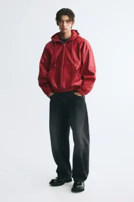 Veste à capuche - Rouge — photo 1