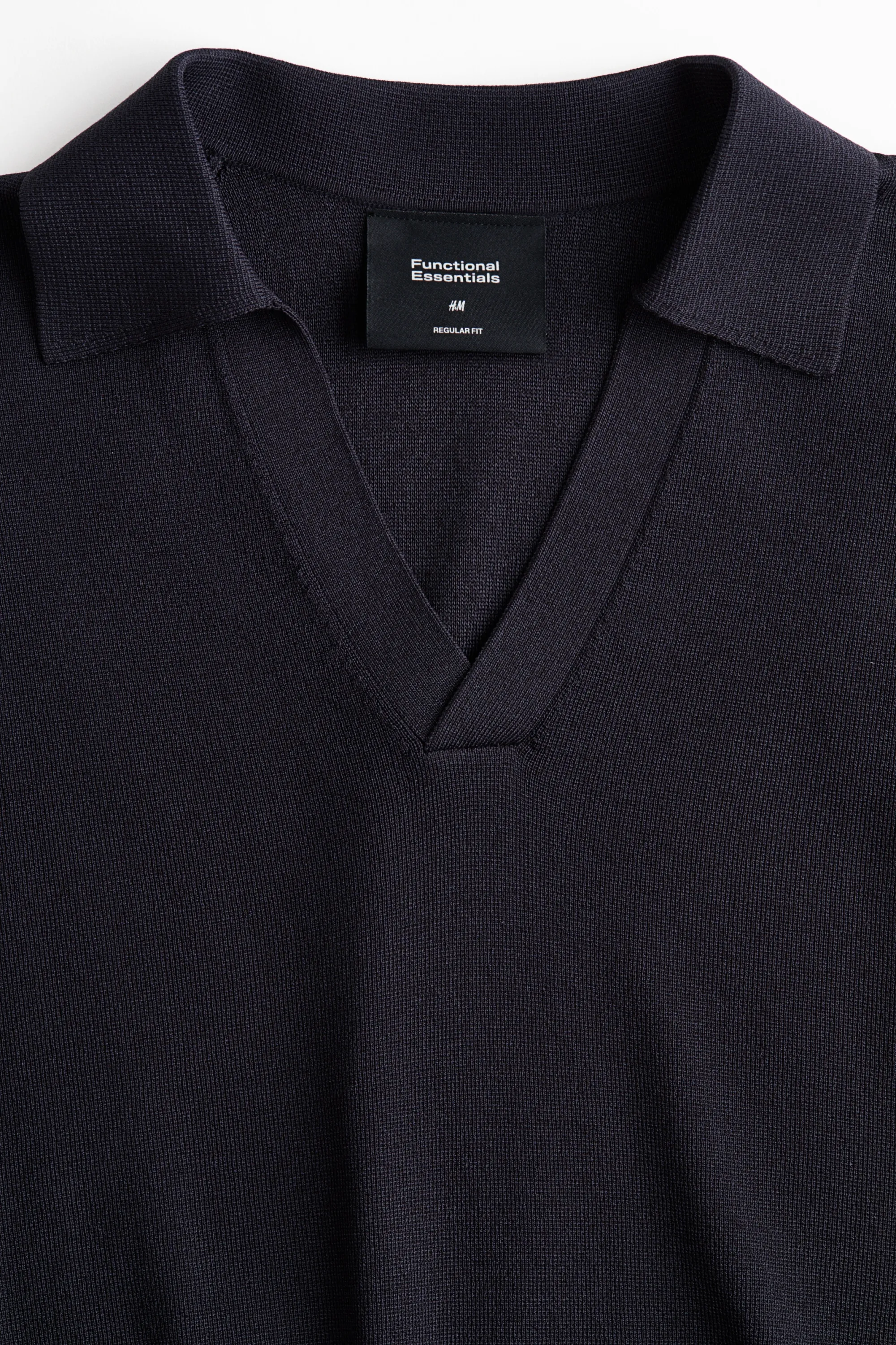 Polo en maille Cooling Regular Fit - Bleu marine