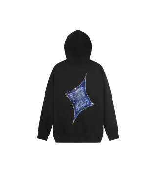 Glint Zip Hoodie Black — photo 2