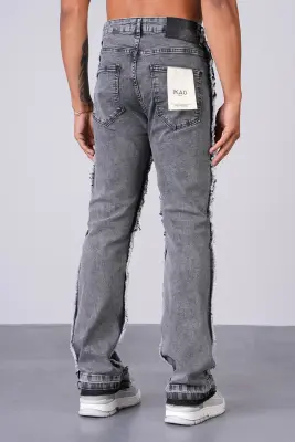 JEAN FLARE LL2000212 - GREY — photo 2