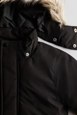 Parka déperlante matelassée - Noir — photo 2