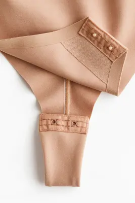 Body string Light shape en microfibre - Beige foncé — photo 5