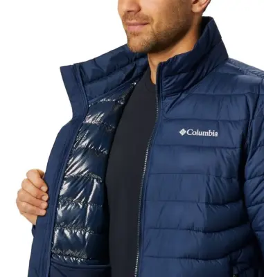 COLUMBIA POWDER LITE JACKET Marine — photo 5