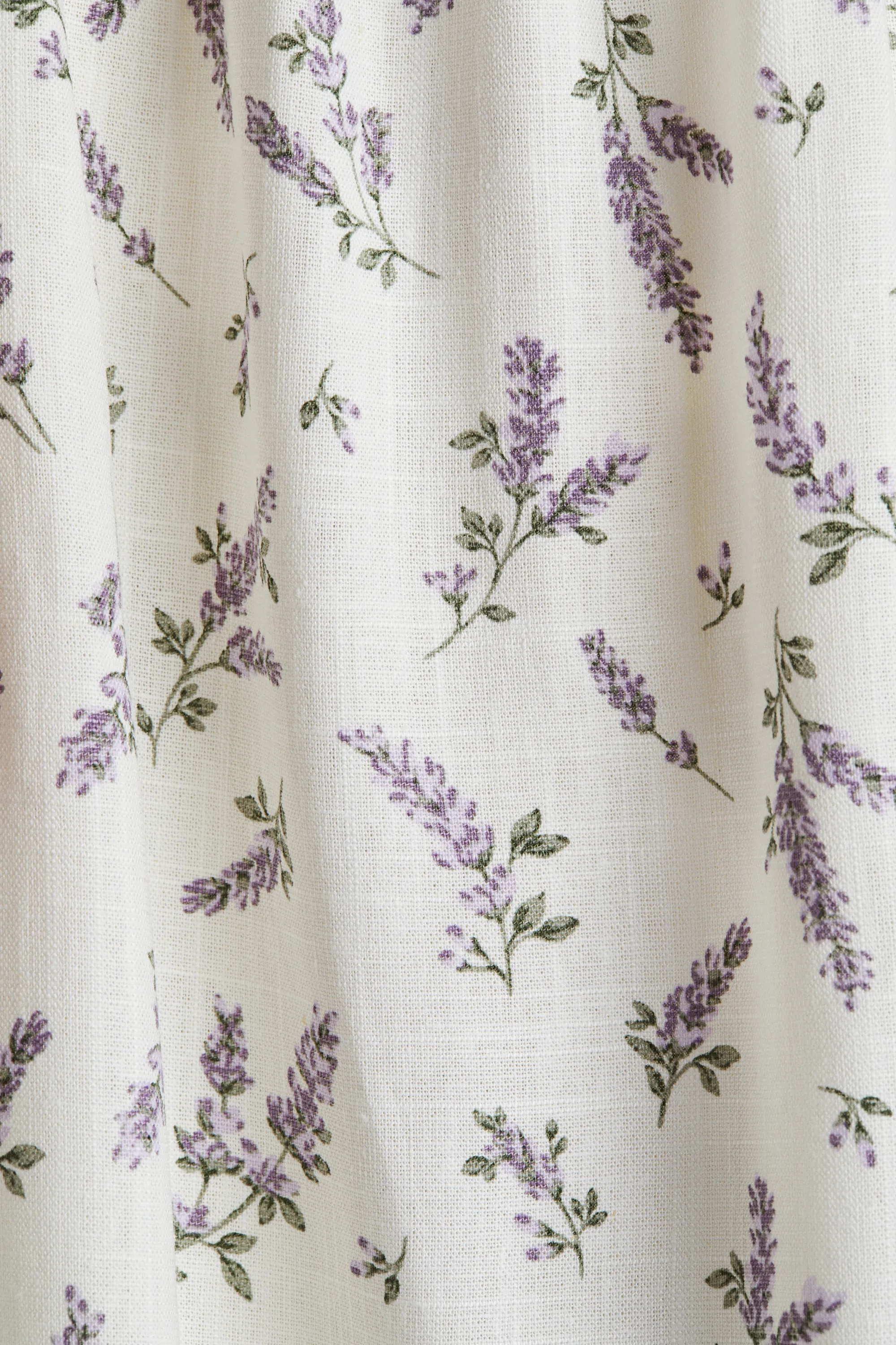 Robe avec détails smockés - Blanc/fleuri