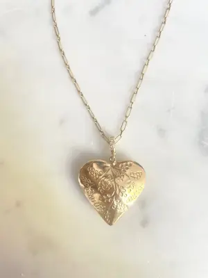Nouveau ! ROOM SERVICE JEWELRY Pendentif Gros Coeur Mimosa — photo 4