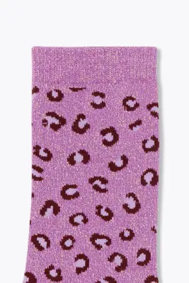 Chausettes pailletées léopard — photo 2