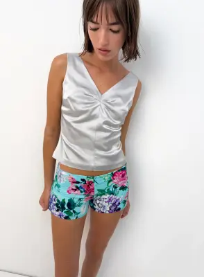 Flowers Mini Shorts — photo 2