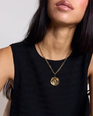 Collier Athéna doré — photo 1