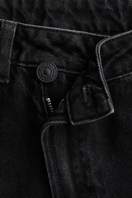 Wide Regular Waist Jeans - Noir denim — photo 5
